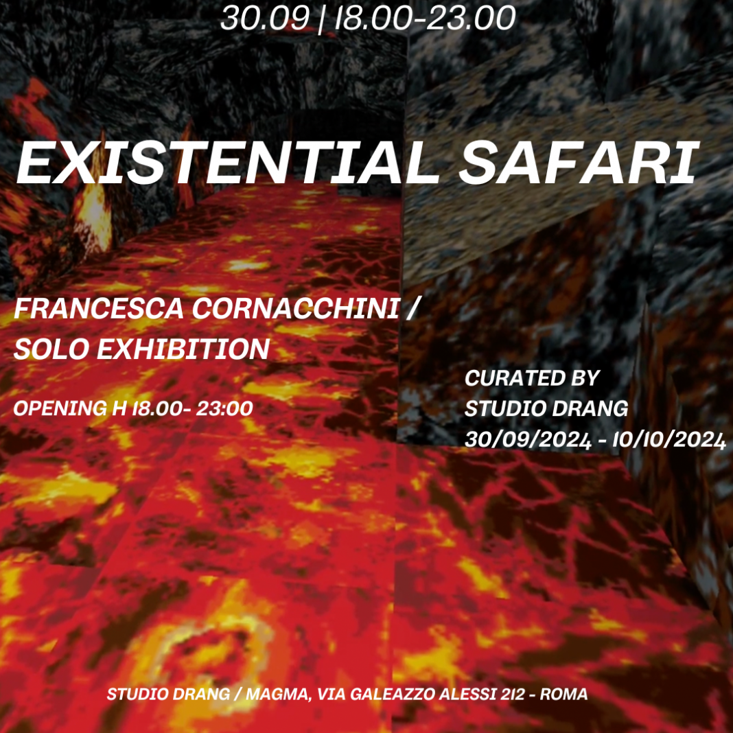 EXISTENCIAL SAFARIEXISTENCIAL SAFARIhttps://www.exibart.com/repository/media/formidable/11/img/e2f/Cornacchini-IG-1068x1068.png