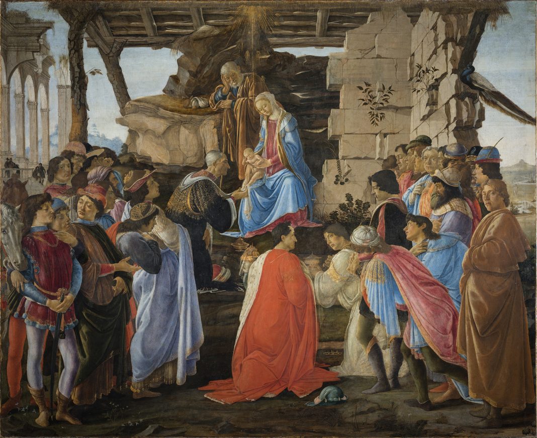 UN CAPOLAVORO PER MILANO 2024. Sandro Botticelli. Adorazione dei Magihttps://www.exibart.com/repository/media/formidable/11/img/e52/Botticelli-1068x872.jpg