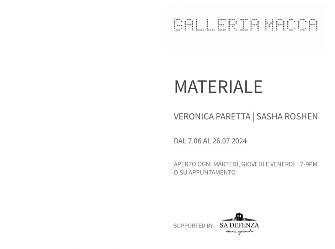 Veronica Paretta / Sasha Roshen – Materialehttps://www.exibart.com/repository/media/formidable/11/img/f21/Materiale-Flyer-1068x794.jpg